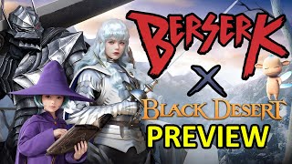 PREVIEW BERSERK X BLACK DESERT 2nd COLLABORATION on YEAR 2024 KR Black Desert Online BDO [upl. by Trilby]