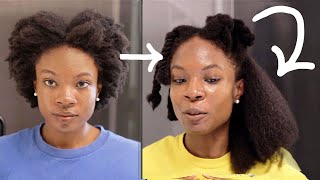 How To SAFELY BLOW DRY THICK DENSE 4C NATURAL HAIR STRAIGHT [upl. by Lam181]