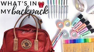 Whats in my travel backpack Kanken  travel organization [upl. by Eceinart]