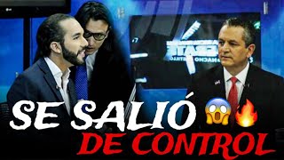 Político por poco se agarra a MADRAZO a Bukele en pleno programa pero asi salió llorando😂 [upl. by Aneda]