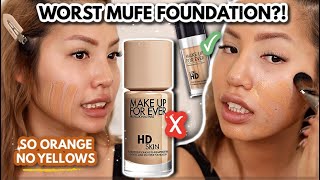 SAD SHADES  NEW MAKEUP FOREVER HD SKIN FOUNDATION  12 HR OILY SKIN WEAR TEST [upl. by Ardied]