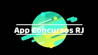 Concursos RJ Aplicativo Android [upl. by Krause]