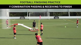 Y Combination Passing amp Receiving To Finish Football Practice [upl. by Nogaem]