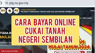 Bayar Cukai Tanah N9 Online [upl. by Ellehcit]