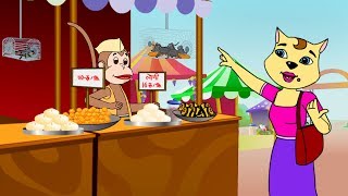 बिल्ली मौसी का बाज़ार  Billi Mausi Ka Bazaar  JingleToons Famous Kids Songs [upl. by Xel]