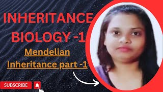 Inheritance Biology 1  Mendelian Inheritance part1 [upl. by Aranat155]