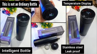 intelligent Bottle with temperature display unboxing amp review [upl. by Enirehs810]