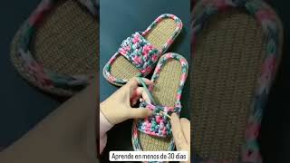 Como Aprender a Tejer Calzados a CROCHET desde cero en casa [upl. by Eitsirc]