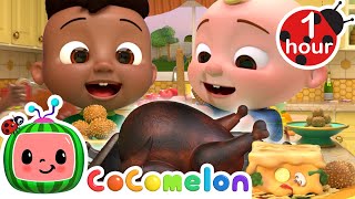 Thanksgiving Dinner Song with JJ and Cody  CoComelon Nursery Rhymes amp Kids Songs [upl. by Aicatsan272]