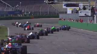 ADAC Formula 4 Championship 2016 Race 3 Hockenheimring Amazing Battle for Win [upl. by Vivl]