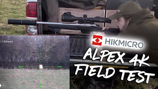 HIKMICRO Alpex LRF 4K Day amp Night Field Review Episode 1 Zeroing [upl. by Ardnosac]