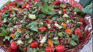 Salade de Quinoa Recette [upl. by Sreip]