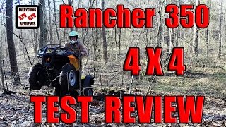 Honda 350 Rancher Electric Shift ES 4x4 TEST REVIEW 20042006 [upl. by Nam]