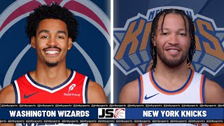 WASHINGTON WIZARDS VS NEW YORK KNICKS  NBA Live Scoreboard 2024 [upl. by Jaret]