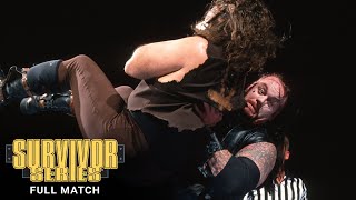 FULL MATCH  The Undertaker vs Mankind WWE Survivor Series 1996 [upl. by Oniratac]