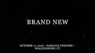 Brand New  Live in Wallingford CT  101716  Full Show [upl. by Pinebrook203]