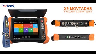 Rsrteng X9MOVTADHS Pro 8K security camera tester [upl. by Anestassia]