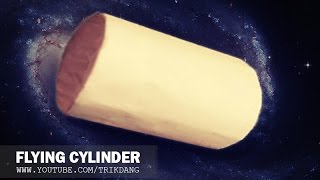 How to make a paper airplane  Cool paper plane that actually flies  Cylinder [upl. by Ahon]