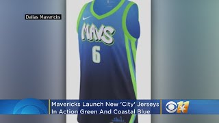 Mavericks Launch New ‘City’ Jerseys In ‘Action Green’ and ‘Coastal Blue’ [upl. by Rahsab]