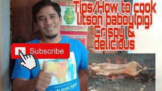 TipsHow to cook litson baboyCrunchy amp delicios [upl. by Aihtiekal]