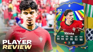 OMG HES INSANE 97 TOTT VITINHA PLAYER REVIEW [upl. by Sorips951]