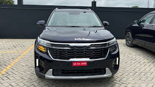 SEXIEST SUV😍 All New 2023 Kia Seltos Facelift❤️ HTX Petrol✅ Full Detailed Review In Hindi [upl. by Enneyehs]