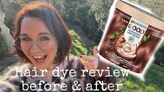 New Garnier good hair dye in 55 review before amp after results amp first impressions [upl. by Caldeira]