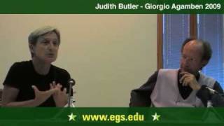 Judith Butler and Giorgio Agamben Eichmann Law and Justice 2009 77 [upl. by Jovitah640]