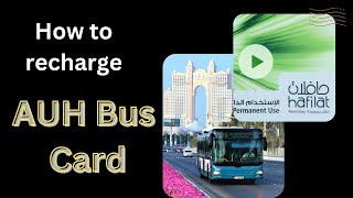 How to Recharge AUH Bus cardbuscard recharge abudhabi [upl. by Refitsirhc]