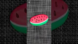 Watermelon 🍉 easy drawing on stone creative ideas for kids kids easydrawing watermelon kidsart [upl. by Eugenie]