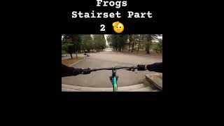 Frogs Stairset Part 2 🫡 mtb pov stairs [upl. by Rabassa]