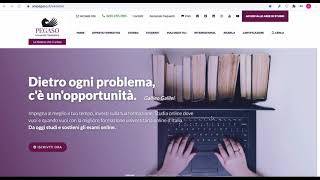 Tutorial Piattaforma Pegaso  Primo Accesso [upl. by Nauqet]