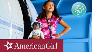 Inspiring the Mars Generation  Luciana Vega Girl of the Year 2018  AmericanGirl [upl. by Aikim]