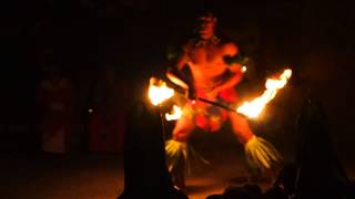 Fire Dance Show at Oholei Beach Tonga 10 [upl. by Pilihp911]