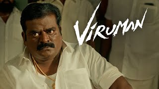 Viruman Tamil Movie  Karthi gifts RKSuresh a ring  Karthi  Aditi Shankar  Soori  Prakash Raj [upl. by Assilam281]