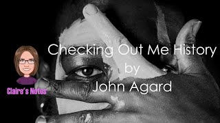 Checking Out Me History by John Agard detailed analysis [upl. by Aenahs]