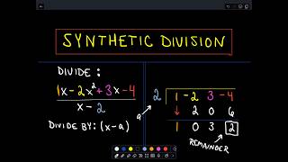 ❖ Synthetic Division  A Shortcut for Long Division ❖ [upl. by Trescott]