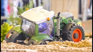 RC Trucks Heavy Machines Stuck Tractor RESCUE [upl. by Politi]