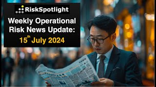 RiskSpotlight Weekly Operational Risk News Update 15th July 2024 [upl. by Eniaral15]