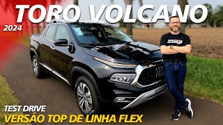 FIAT TORO VOLCANO FLEX 2024  Anda Muito Mais Que A Diesel [upl. by Sinnej7]