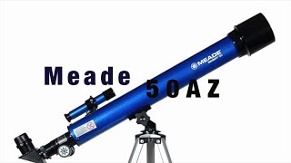 Telescopic View  Meade 50AZ Infinity Telescope Smartphone  Space Arcade [upl. by Kiah]