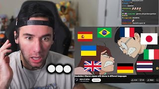 DANDADAN IN DIFFERENT LANGUAGES REACTION [upl. by Elitnahc950]