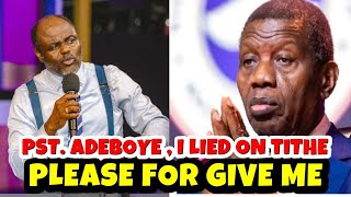 FINALLY PASTOR E A ADEBOYE OPENLY APOLOGISE FOR DECIEVING THE CONGREGATION ON TITHE EDARIJIMI [upl. by Erehc]