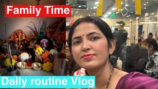 FAMILY VLOG DAY IN THE LIFE OF FAMILY TIME 🕰️ amp DANce VIDEO  DAILY VLOGHappyfamly [upl. by Ainoda311]