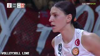 Tijana Boskovic  THY vs Eczacibasi  Turkish volleyball league 202324 [upl. by Pape]