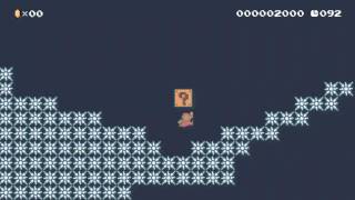 spiky speedrun happy wheels by antoine  Super Mario Maker  No Commentary 1AD [upl. by Enitsirhc]