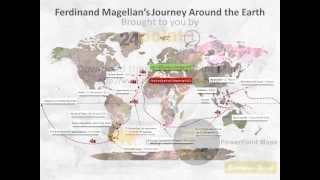 Timeline of Magellans circumnavigation  A Visual Representation [upl. by Cadmar45]