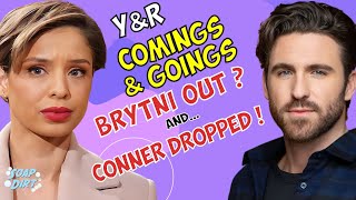 Young and Restless Comings amp Goings Brytni Sarpy Out amp Conner Floyd Drops Status yr [upl. by Johna300]