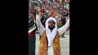 Guards Action Front of Indian Guards at Attari Wagah Bdr [upl. by Ahsieki]