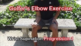 Physical Therapy Exercises for Golfers Elbow Tendonitis [upl. by Ross]